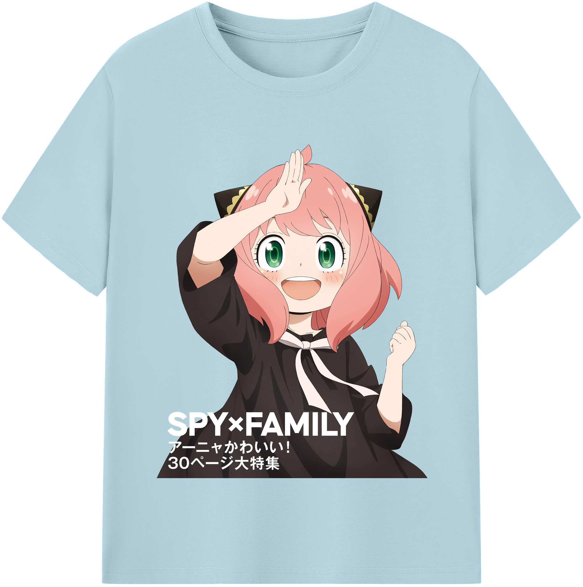 （画像用） SPY×FAMILY间谍家家酒 綿100％半袖Tシャツ（フロントプリント）